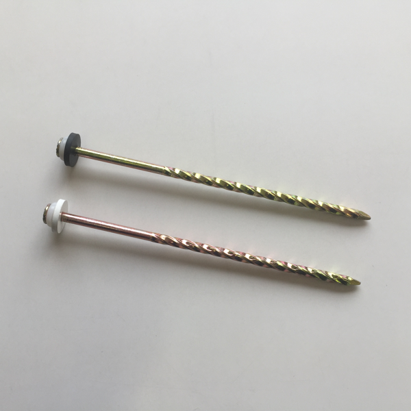 新価格「ブーブーライン」専用ロング釘(軟らかい砂利路面に適したロングサイズ)|駐車場、駐輪場専用白線ラインテープ(グラスファイバー強化サーモプラスチック製)