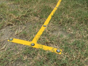 新価格「ブーブーライン」専用ロング釘(軟らかい砂利路面に適したロングサイズ)|駐車場、駐輪場専用白線ラインテープ(グラスファイバー強化サーモプラスチック製)