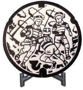 ミニチュアマンホール 東大阪市デザイン<ツートンカラー>